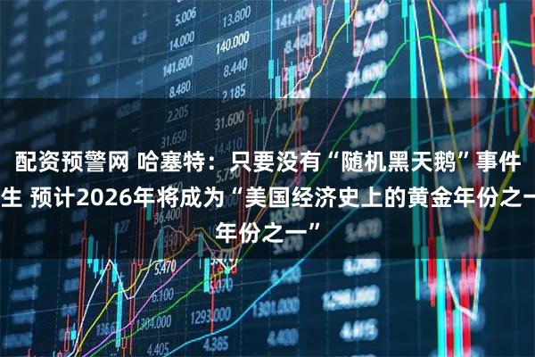 配资预警网 哈塞特：只要没有“随机黑天鹅”事件发生 预计2026年将成为“美国经济史上的黄金年份之一”